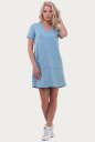 Спортивное платье  голубого цвета 6000 No1|интернет-магазин vvlen.com