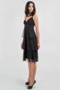 Коктейльное платье трапеция черного цвета 668.11 No1|интернет-магазин vvlen.com