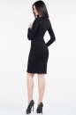 Повседневное платье футляр черного с серым цвета 1234.1 No2|интернет-магазин vvlen.com