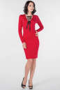 Повседневное платье футляр красного цвета 2654.47 No0|интернет-магазин vvlen.com