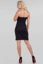 Коктейльное платье с открытыми плечами черного цвета 1141.2 No2|интернет-магазин vvlen.com