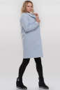 Пальто голубого цвета 094 No2|интернет-магазин vvlen.com