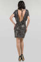 Коктейльное платье с открытой спиной черного с красным цвета No2|интернет-магазин vvlen.com