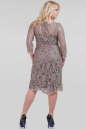 Платье футляр бежевого цвета 1-2809  No2|интернет-магазин vvlen.com