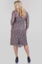 Платье футляр серо-фиолетового цвета 1-2809  No2|интернет-магазин vvlen.com