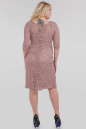 Платье футляр фрезового цвета 1-2810  No2|интернет-магазин vvlen.com
