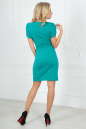 Повседневное платье футляр мятного цвета 2504.47 No4|интернет-магазин vvlen.com