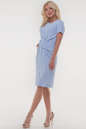 Летнее платье футляр голубого цвета 2827.116 No3|интернет-магазин vvlen.com
