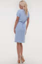 Летнее платье футляр голубого цвета 2827.116 No4|интернет-магазин vvlen.com