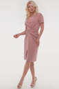 Летнее платье футляр темно-розового цвета 2827.116 No2|интернет-магазин vvlen.com