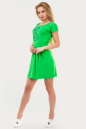 Летнее платье с пышной юбкой зеленого цвета 1519.17 No2|интернет-магазин vvlen.com
