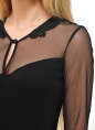 Коктейльное платье футляр черного цвета .1360 No2|интернет-магазин vvlen.com