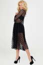 Клубное платье оверсайз черного гороха цвета 2094-1.10 No2|интернет-магазин vvlen.com