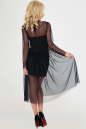 Клубное платье оверсайз черного цвета 2094-2.10 No2|интернет-магазин vvlen.com