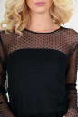 Клубное платье с пышной юбкой черного цвета 2094-3.10 No4|интернет-магазин vvlen.com