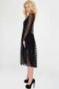Клубное платье с пышной юбкой черного гороха цвета 2094-3.10 No1|интернет-магазин vvlen.com