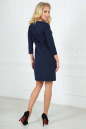 Повседневное платье футляр темно-синего цвета 2488.47 No3|интернет-магазин vvlen.com