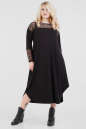 Платье оверсайз черного цвета 2481.17 No1|интернет-магазин vvlen.com