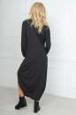 Платье оверсайз темно-серого цвета 2424-2.17 No2|интернет-магазин vvlen.com