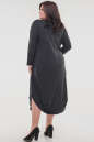 Платье оверсайз темно-серого цвета 2424-2.17 No6|интернет-магазин vvlen.com