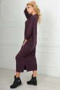 Платье оверсайз бордового цвета 2484.17 No1|интернет-магазин vvlen.com