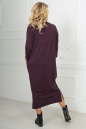 Платье оверсайз бордового цвета 2484.17 No2|интернет-магазин vvlen.com