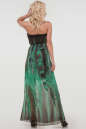 Летнее платье с открытыми плечами зеленого тона цвета 880.7 No2|интернет-магазин vvlen.com