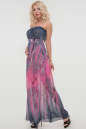 Летнее платье с открытыми плечами розового тона цвета 880.7 No0|интернет-магазин vvlen.com