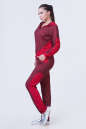 Домашний костюм красного цвета 2385.87 No1|интернет-магазин vvlen.com