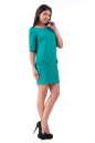 Повседневное платье футляр бирюзового цвета 2227.75-3 No2|интернет-магазин vvlen.com