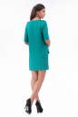 Повседневное платье футляр бирюзового цвета 2227.75-3 No3|интернет-магазин vvlen.com