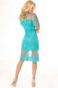 Коктейльное платье футляр морской волны цвета 2538.10 No3|интернет-магазин vvlen.com