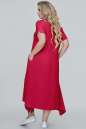 Летнее платье трапеция красного цвета 2914.84 No2|интернет-магазин vvlen.com