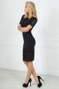 Коктейльное платье футляр черного цвета 2513.47 No2|интернет-магазин vvlen.com