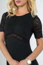 Коктейльное платье футляр черного цвета 2513.47 No4|интернет-магазин vvlen.com