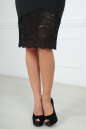 Коктейльное платье футляр черного цвета 2513.47 No5|интернет-магазин vvlen.com