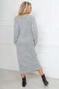 Повседневное платье-баллон серого цвета 2470.91 No3|интернет-магазин vvlen.com