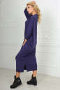 Повседневное платье рубашка фиолетового цвета 2484.17 No1|интернет-магазин vvlen.com