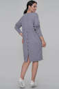 Повседневное платье  мешок серо-голубого цвета 2794-5.119 No2|интернет-магазин vvlen.com