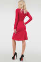 Коктейльное платье трапеция красного цвета 1381.2 No2|интернет-магазин vvlen.com