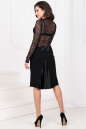 Коктейльное платье футляр черного цвета 1253.2 No2|интернет-магазин vvlen.com