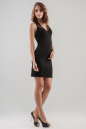 Коктейльное платье футляр черного цвета 1256.2 No2|интернет-магазин vvlen.com