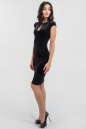 Коктейльное платье футляр черного цвета 1683.26 No1|интернет-магазин vvlen.com