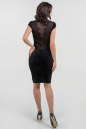 Коктейльное платье футляр черного цвета 1683.26 No2|интернет-магазин vvlen.com