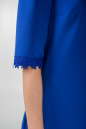 Коктейльное платье трапеция электрика цвета 2525.47 No3|интернет-магазин vvlen.com