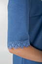 Повседневное платье трапеция джинса цвета 2525.47 No3|интернет-магазин vvlen.com