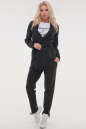 Прогулочный костюм черного цвета 086 No1|интернет-магазин vvlen.com