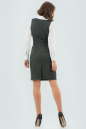 Офисное платье футляр темно-серого цвета 935.23-4 No1|интернет-магазин vvlen.com