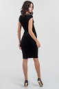 Коктейльное платье футляр черного цвета 1695.26 No2|интернет-магазин vvlen.com