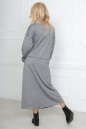 Платье оверсайз серого цвета 2496.17 No3|интернет-магазин vvlen.com